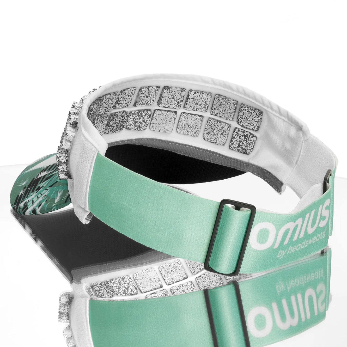 OMIUS by Headsweats Teal Palms Visor + Cubes Bundle