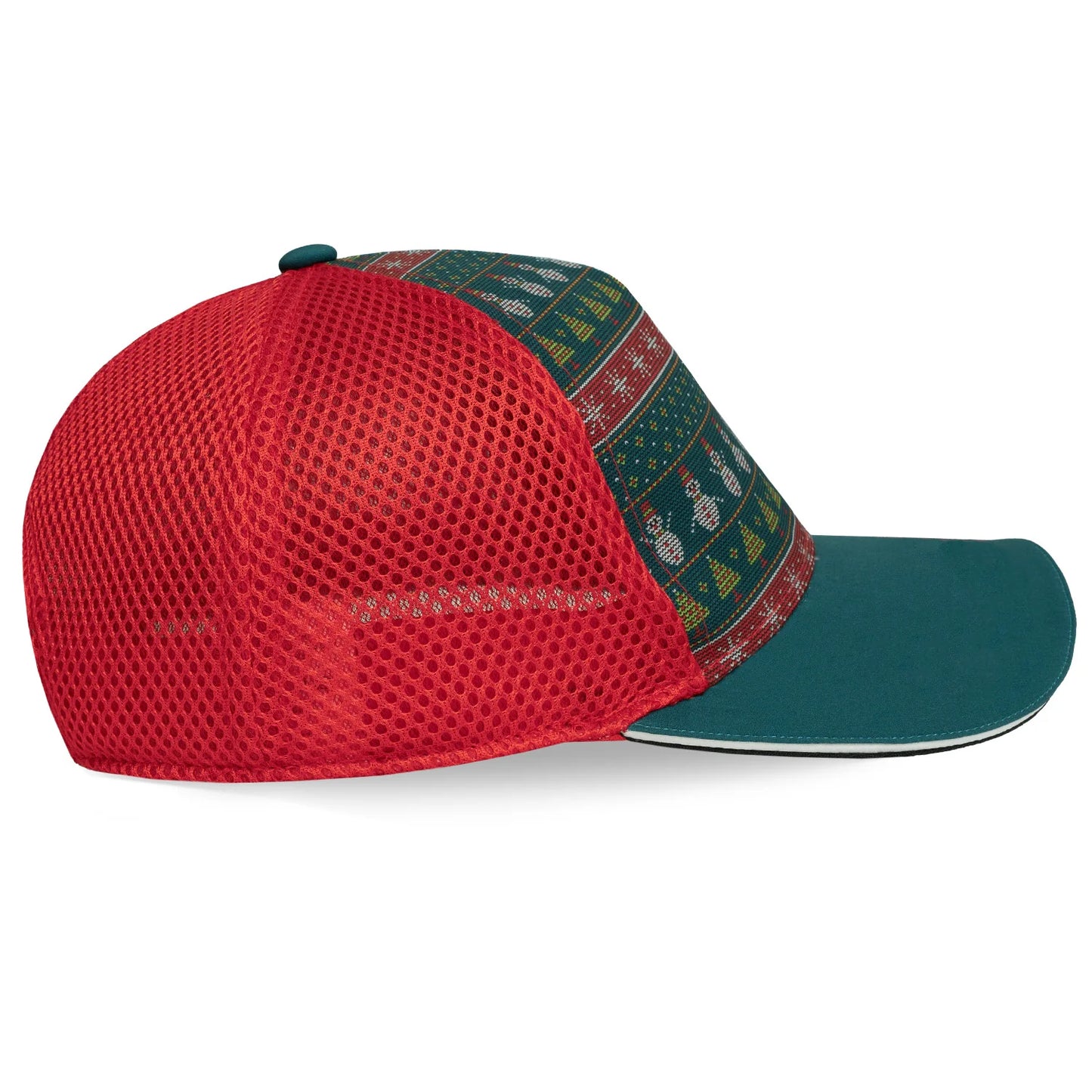 Ugly Sweater Christmas 5 Panel Trucker Hat