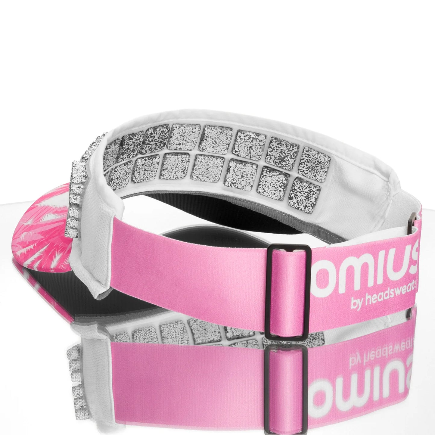 OMIUS by Headsweats Pink Palms Visor + Cubes Bundle