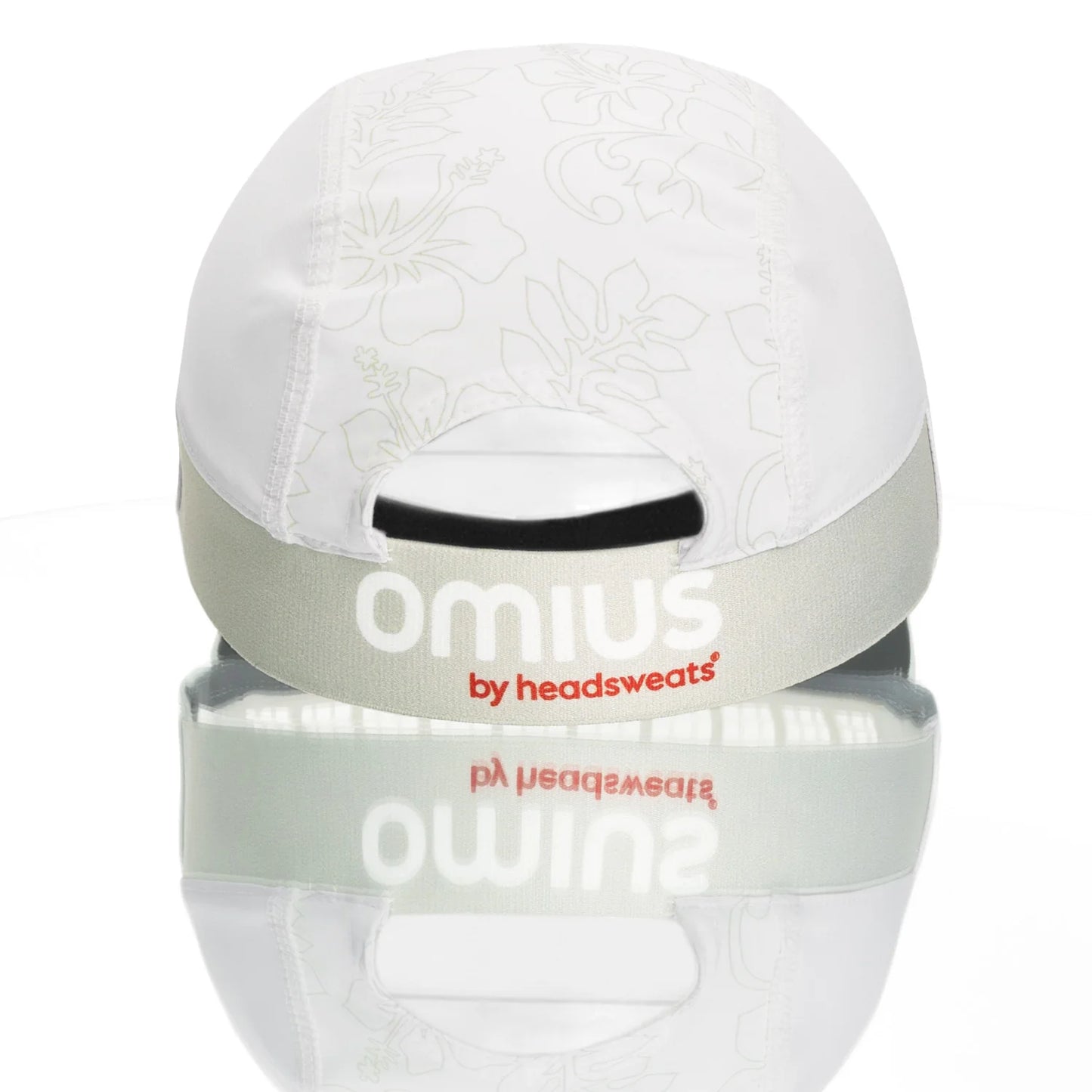 Omius by Headsweats Kona White Running Hat + Cubes Bundle