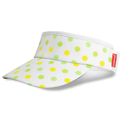 White Neon Performance Pickleball Visor