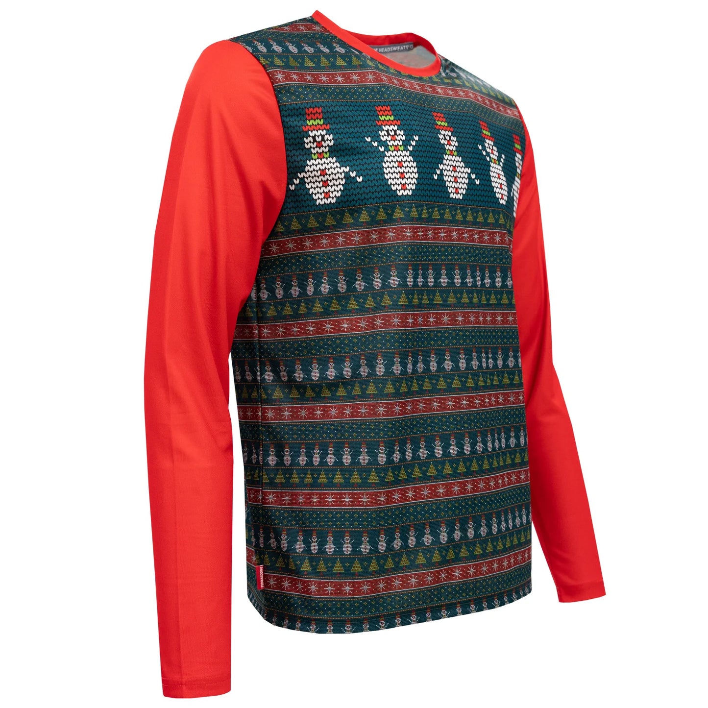 Ugly Sweater Christmas Men Long Sleeve Tee