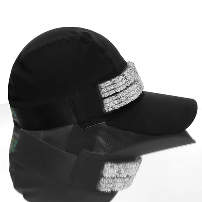 Omius by Headsweats Black Running Hat + Cubes Bundle