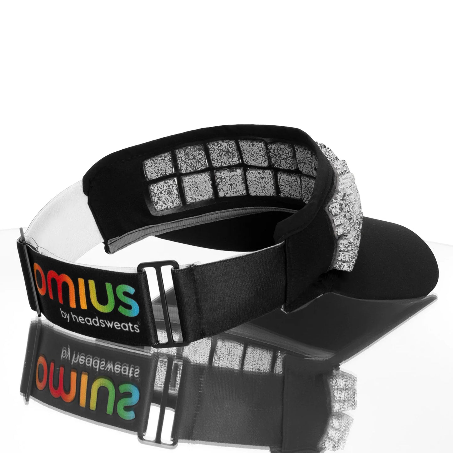 OMIUS by Headsweats Black Visor + Cubes Bundle
