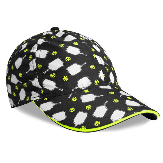 Black Paddles Performance Pickleball Hat