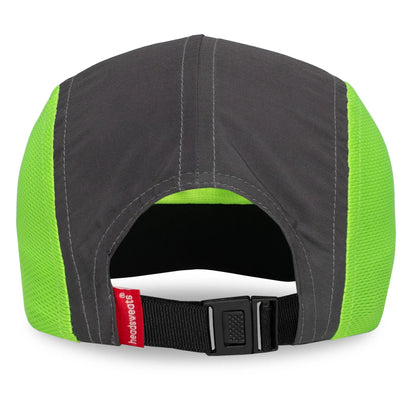 Neon Green and Grey SBR Running Hat