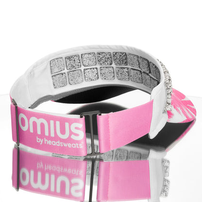 OMIUS by Headsweats Pink Palms Visor + Cubes Bundle