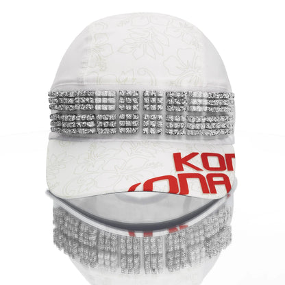 Omius by Headsweats Kona White Running Hat + Cubes Bundle