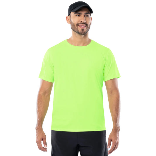 Men's Yellow Reflective Training T-Shirt