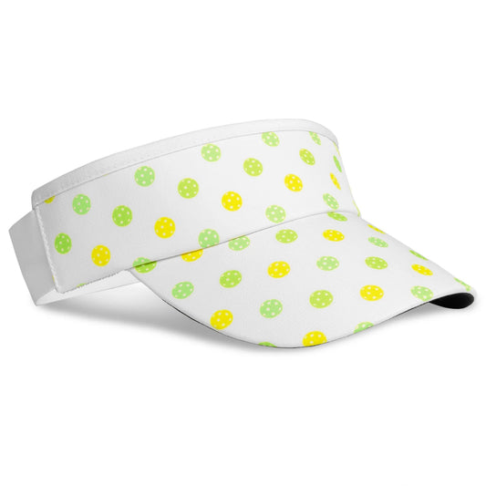 White Neon Performance Pickleball Visor