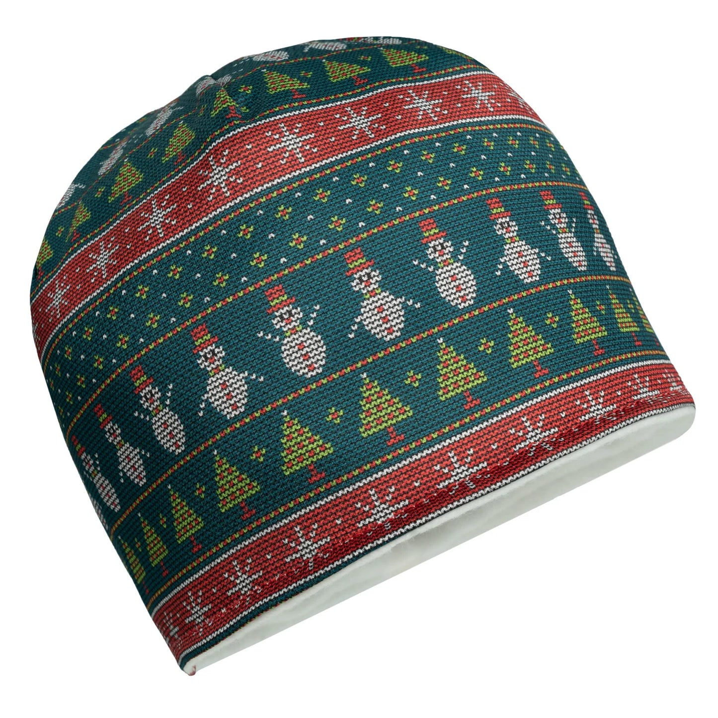 Ugly Sweater Christmas Eco Thermal Reversible Beanie