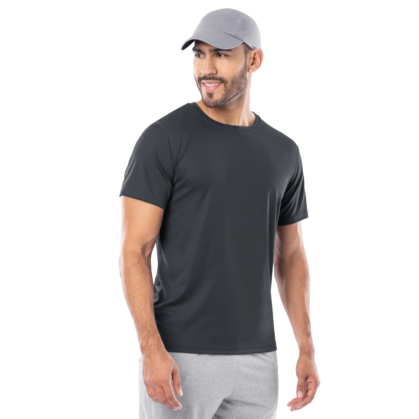 Men's Dark Grey Training T-Shirt