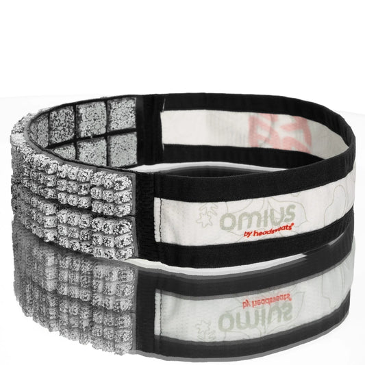 OMIUS by Headsweats Kona White Headband + Cubes Bundle