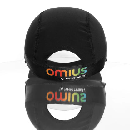 Omius by Headsweats Black Running Hat + Cubes Bundle
